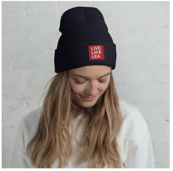 Live Like Lea Folded Beanie