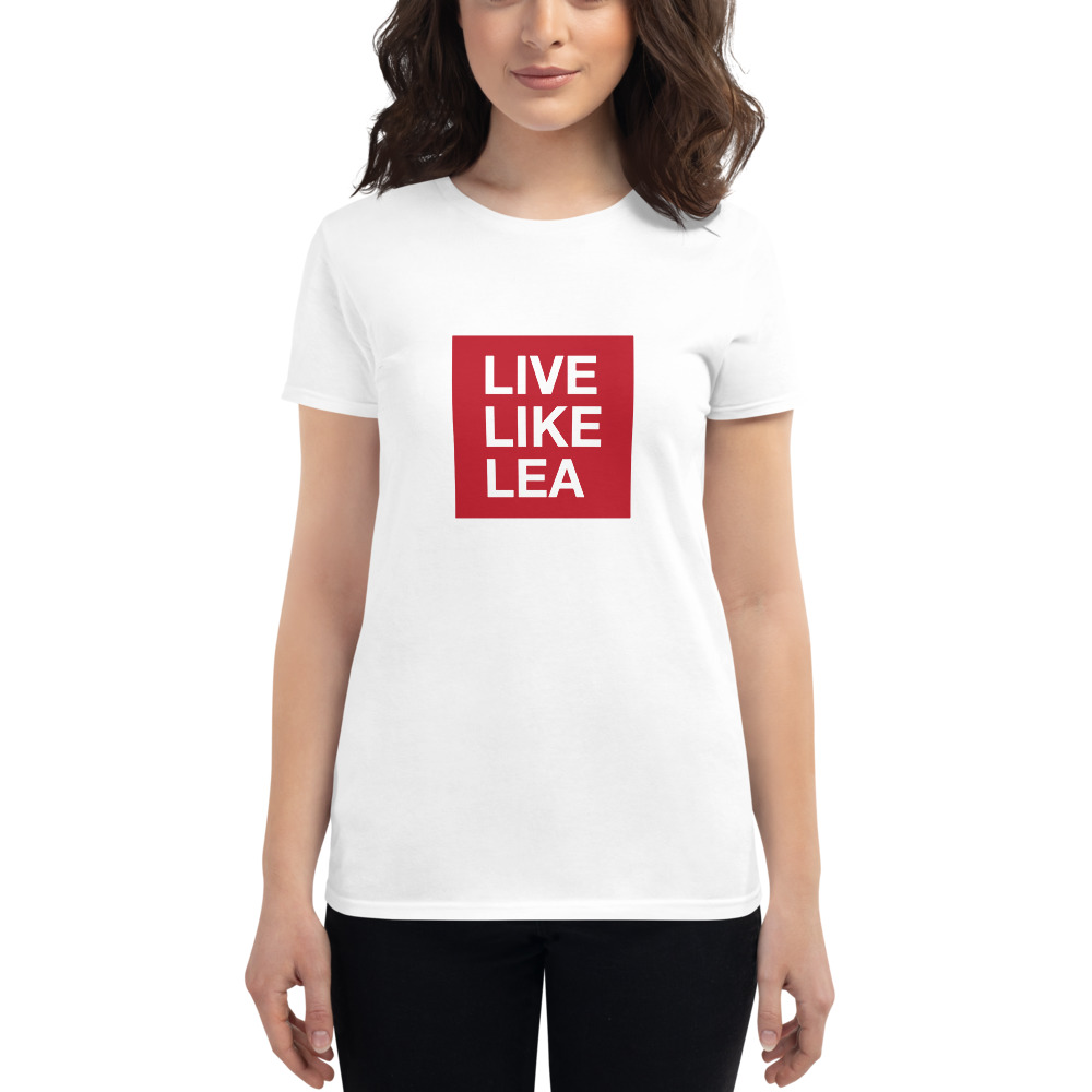 LIVE LIKE LEA - Logo - Color T-shirt (WOMEN'S) | mockup-a61a33c1.jpg