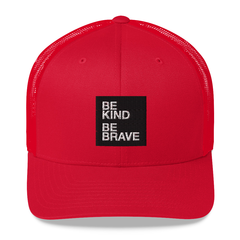 BE KIND BE BRAVE™ Trucker Hat | mockup-ad885e01.jpg