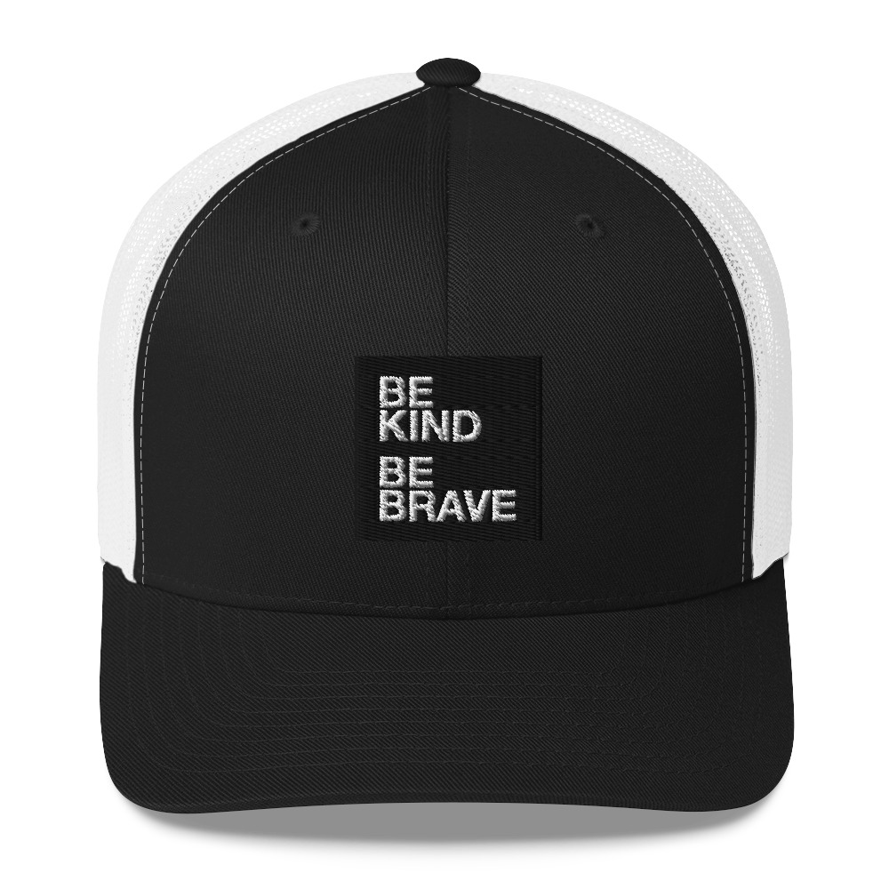 BE KIND BE BRAVE™ Trucker Hat | mockup-8411a791.jpg