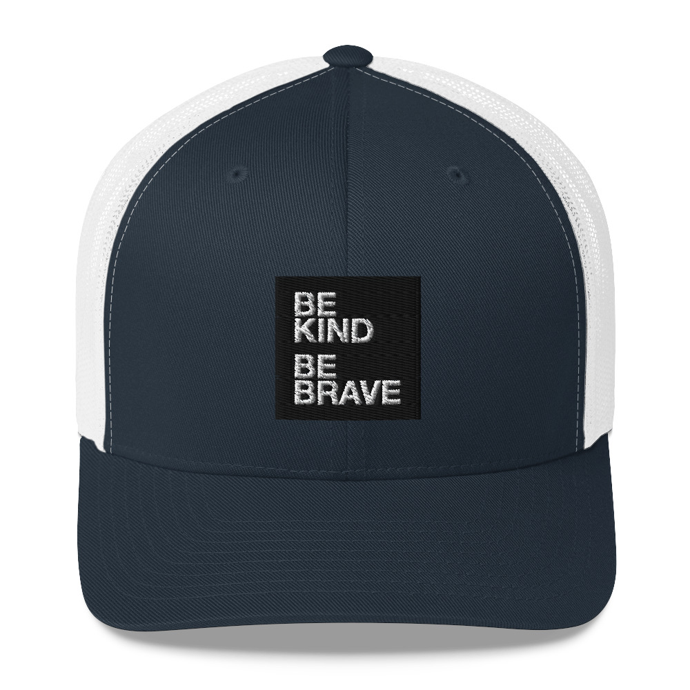 BE KIND BE BRAVE™ Trucker Hat | mockup-bd39f5c0.jpg