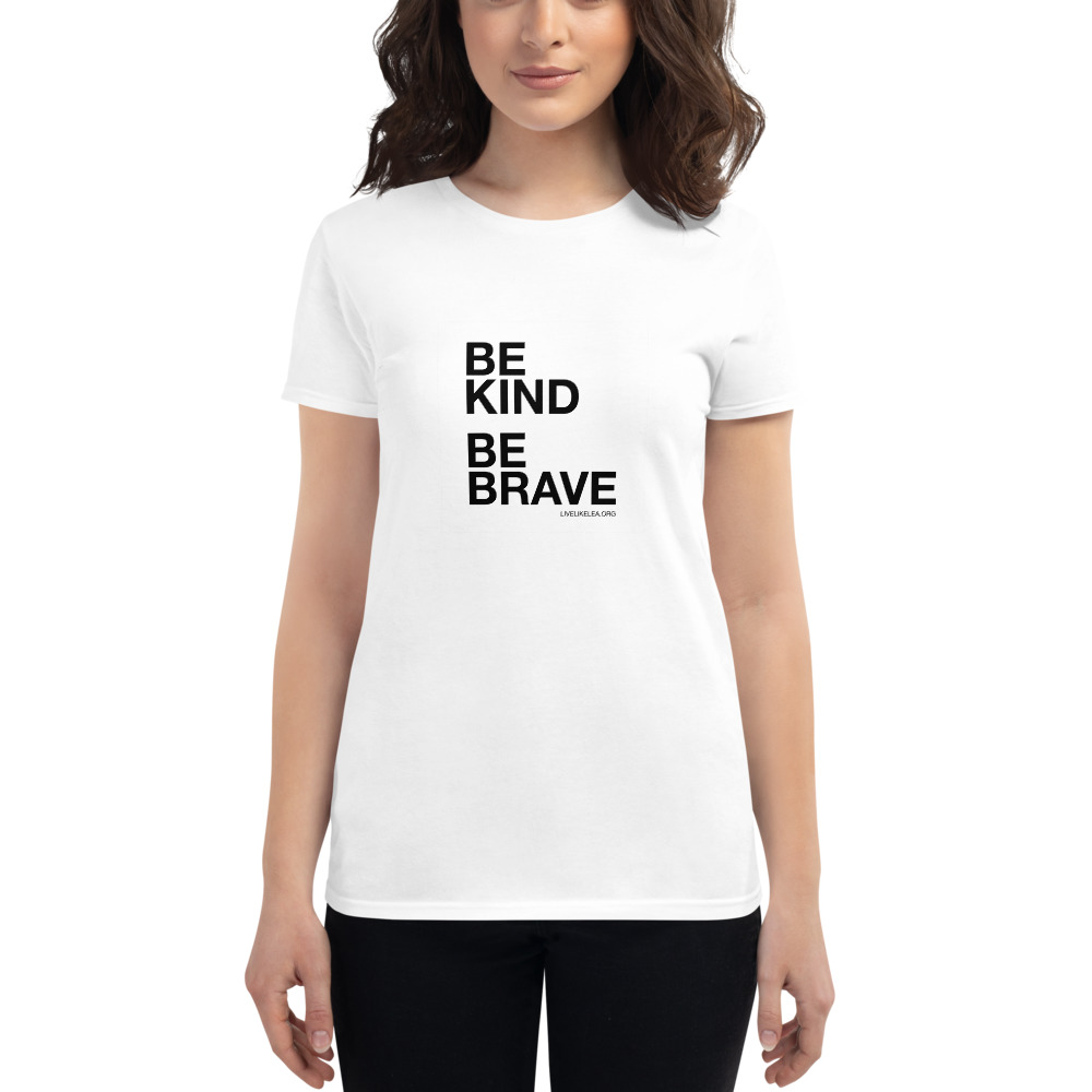 BE KIND BE BRAVE - Black T-shirt (WOMEN'S) | mockup-90c16a86.jpg