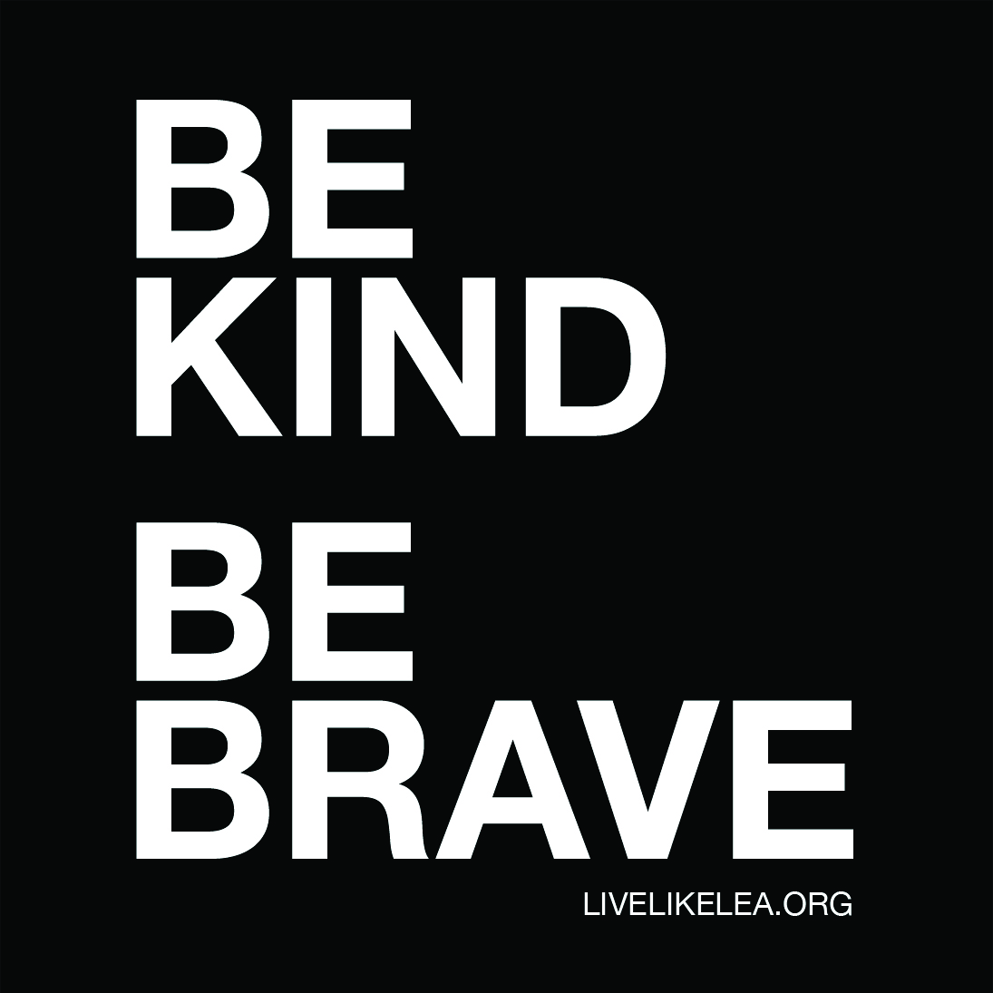 BE KIND BE BRAVE - Black T-shirt (WOMEN'S) | BeKindBeBrave3inchSticker-16.jpg