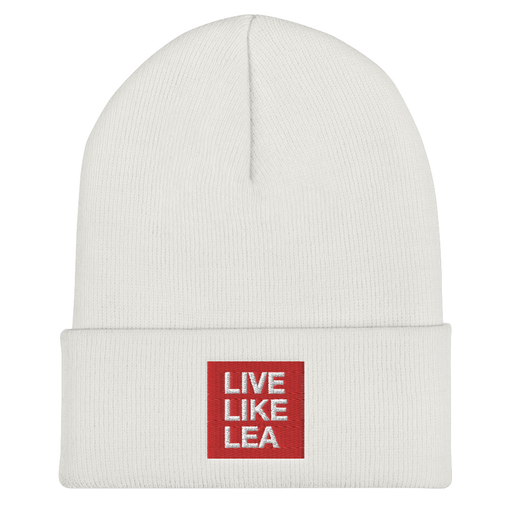 Live Like Lea Folded Beanie | mockup-b30345bb.jpg