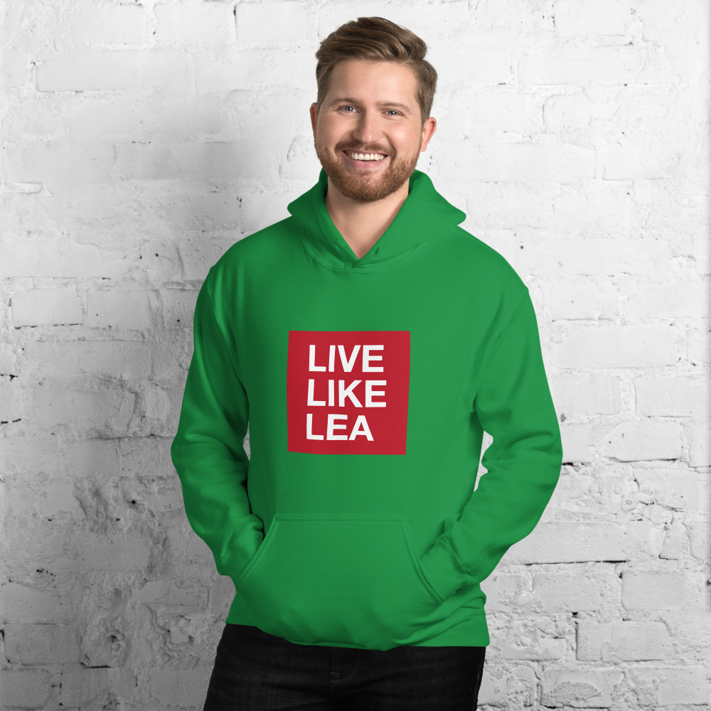 LIVE LIKE LEA - Hooded Sweatshirt - (UNISEX) | mockup-8667874f.jpg