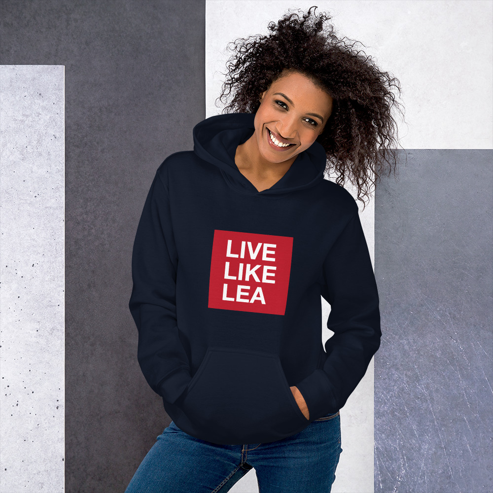 LIVE LIKE LEA - Hooded Sweatshirt - (UNISEX) | mockup-9e954116.jpg