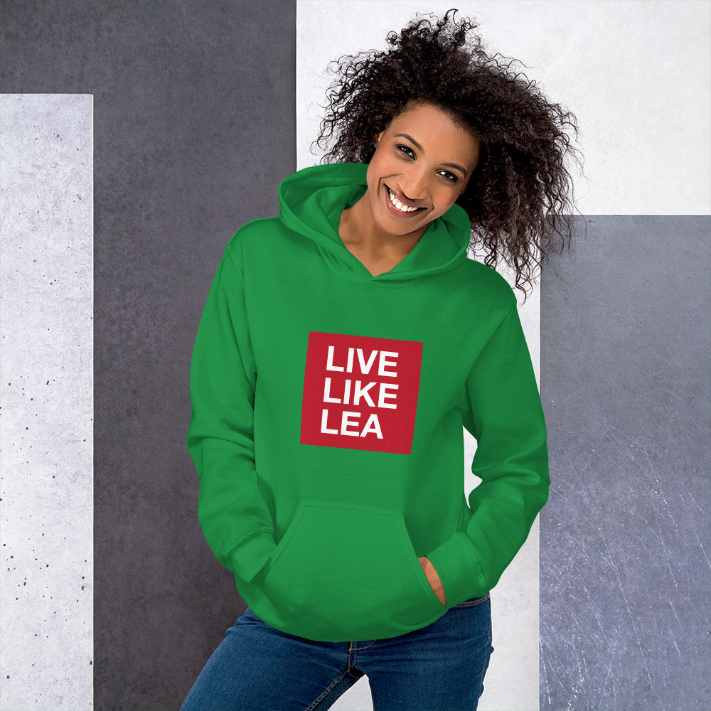 LIVE LIKE LEA - Hooded Sweatshirt - (UNISEX) | mockup-e77ec6c6.jpg