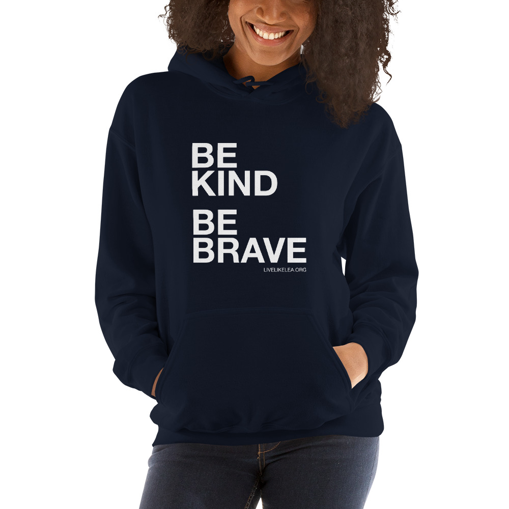BE KIND BE BRAVE - Hooded Sweatshirt - (UNISEX) | mockup-6b489b4d.jpg