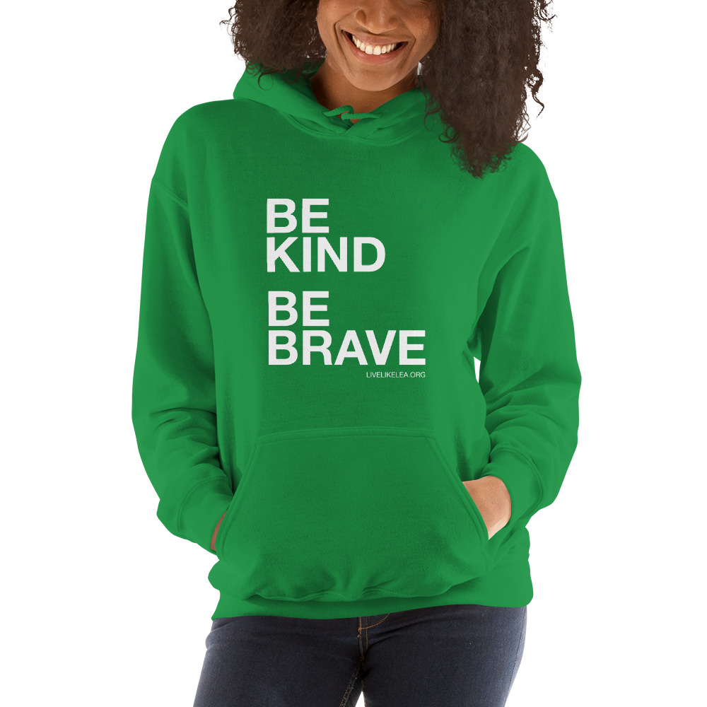 BE KIND BE BRAVE - Hooded Sweatshirt - (UNISEX) | mockup-453dcd7e.jpg