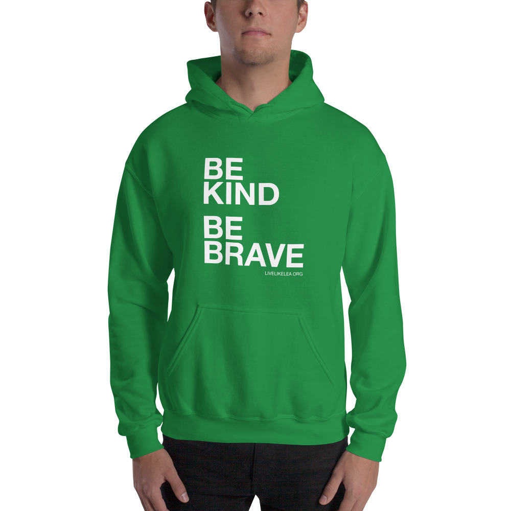 BE KIND BE BRAVE - Hooded Sweatshirt - (UNISEX) | mockup-5a1036b4.jpg