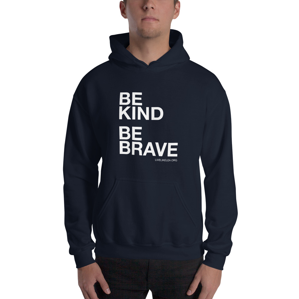 BE KIND BE BRAVE - Hooded Sweatshirt - (UNISEX) | mockup-977b62bc.jpg