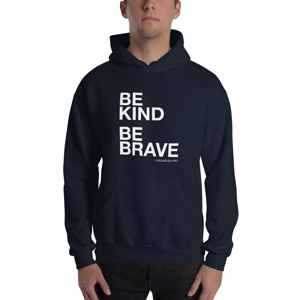 BE KIND BE BRAVE - Hooded Sweatshirt - (UNISEX) | mockup-977b62bc.jpg