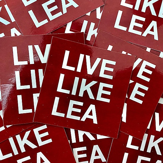 LIVE LIKE LEA Sticker