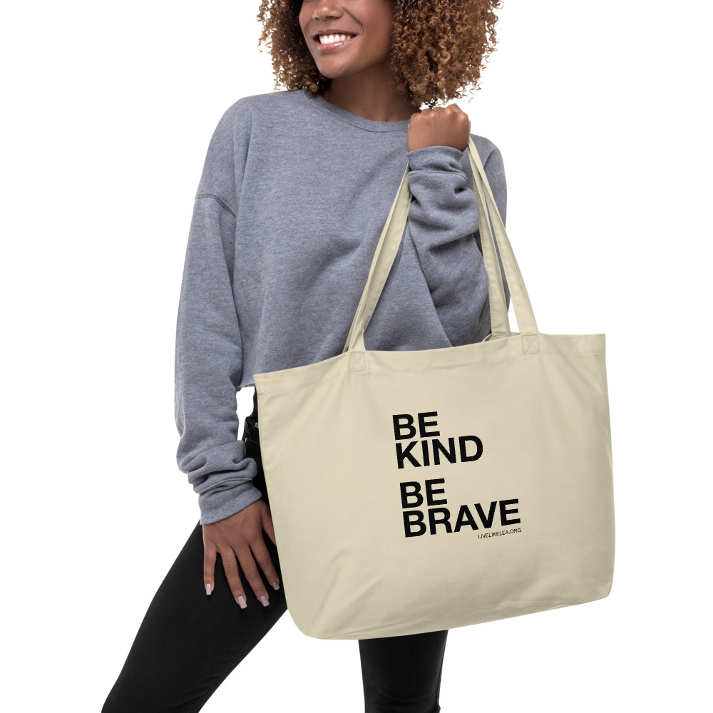 Be Kind, Be Brave Organic Tote (Standard & Large Sizes) | mockup-0c1c9884.jpg