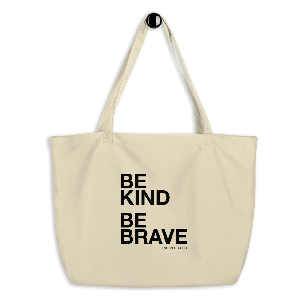 Be Kind, Be Brave Organic Tote (Standard & Large Sizes) | mockup-c6c541a6.jpg